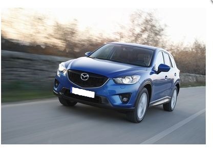Image is a New Mazda CX-5