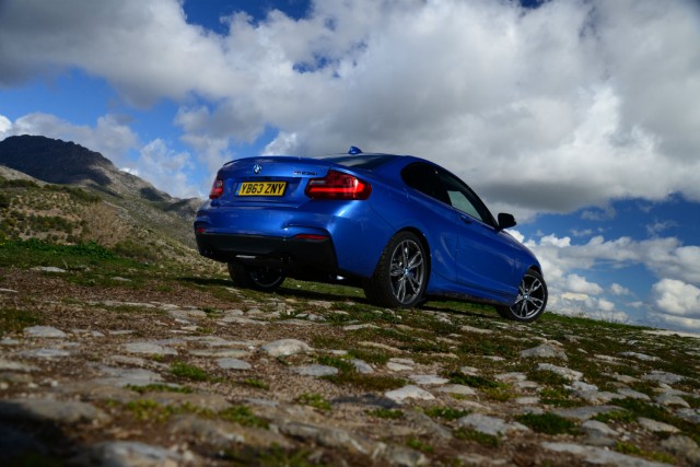 Rear view of 2014 BMW M235i