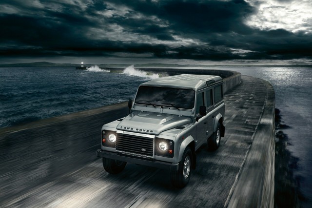Front View of 2014 Land Rover Defender 