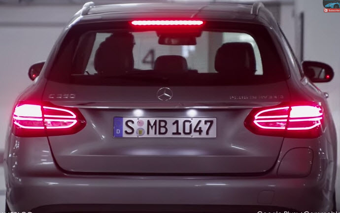 Mercedes Benz C350 Plug-In Hybrid Rear View