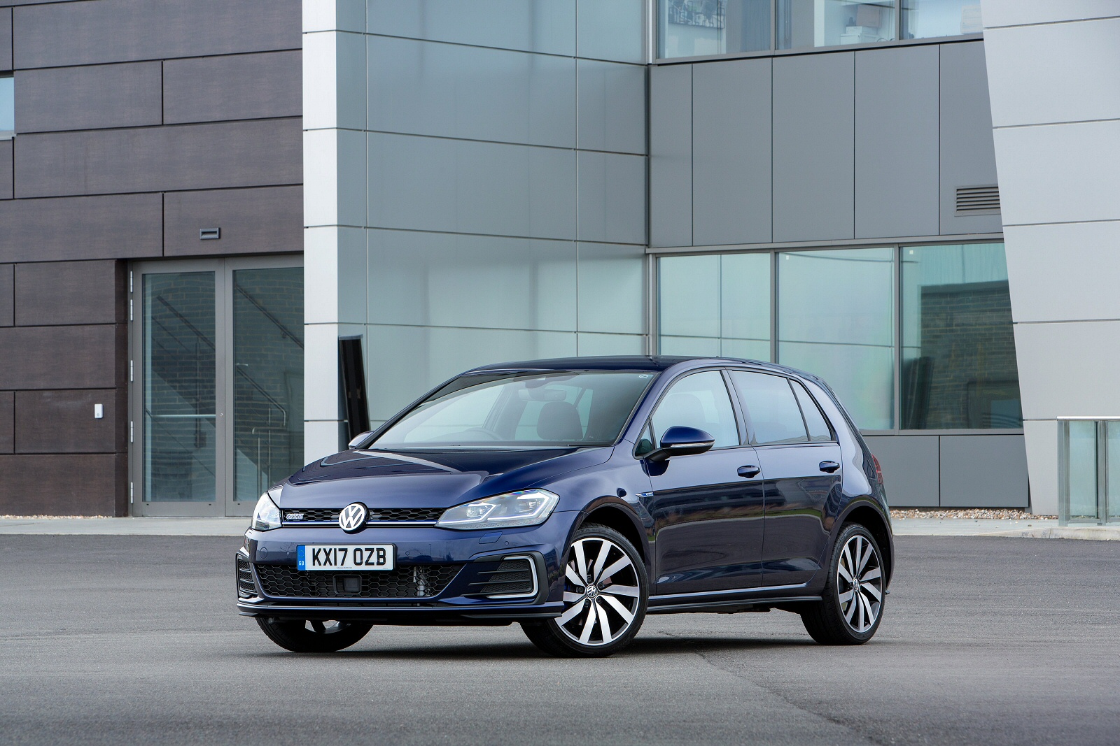 Dark Blue Volkswagen Golf GTE