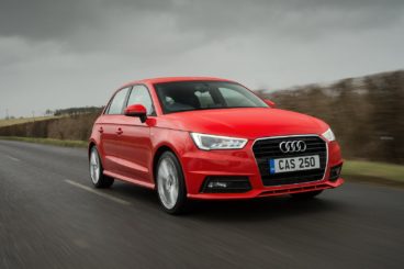 Audi A1 Sportback front view driving