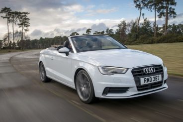 Audi A3 Cabriolet driving