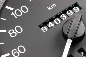 mile counter car