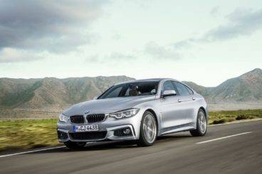 BMW 4 series gran coupe in silver