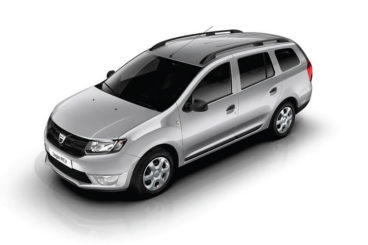 Dacia Logan MCV white background top view