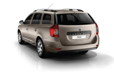 Dacia Logan MCV back side white background