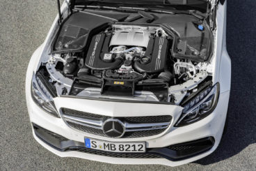 Mercedes-Benz C-Class AMG Coupe under the bonnet