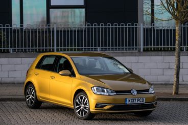 Yellow Metallic Volkswagen Golf