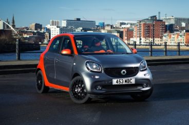 Smart Forfour parked