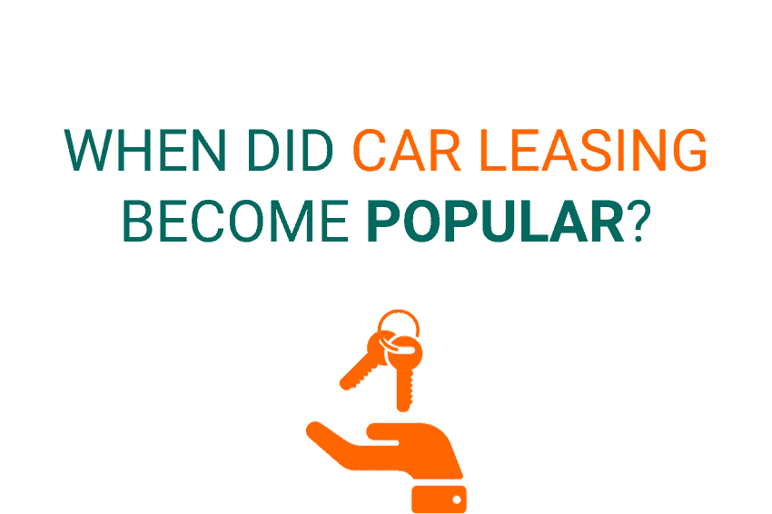 When did car leasing become popular?