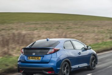 honda civic driving on road