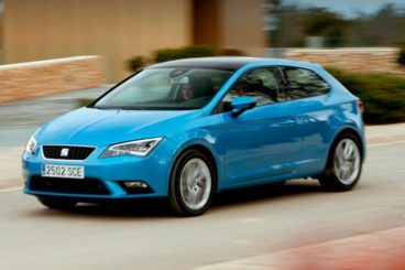 Seat Leon Sport Coupe blue paint