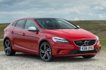 Volvo V40 parked
