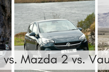 Ford Fiesta vs. Mazda 2 vs. Vauxhall Corsa