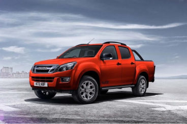 Isuzu D-Max in red