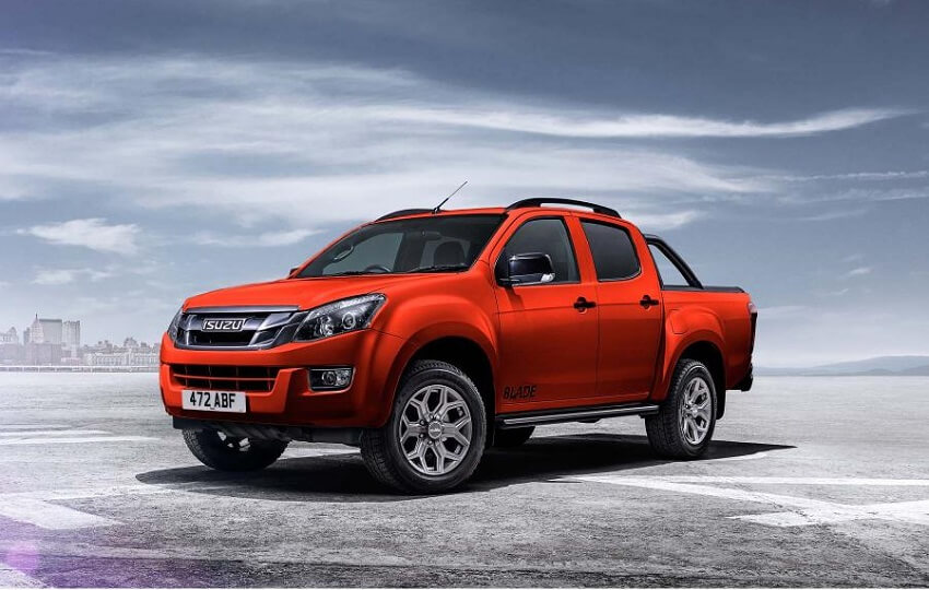 Isuzu D-Max in red