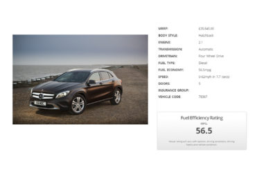 Mercedes GLA 220d spec