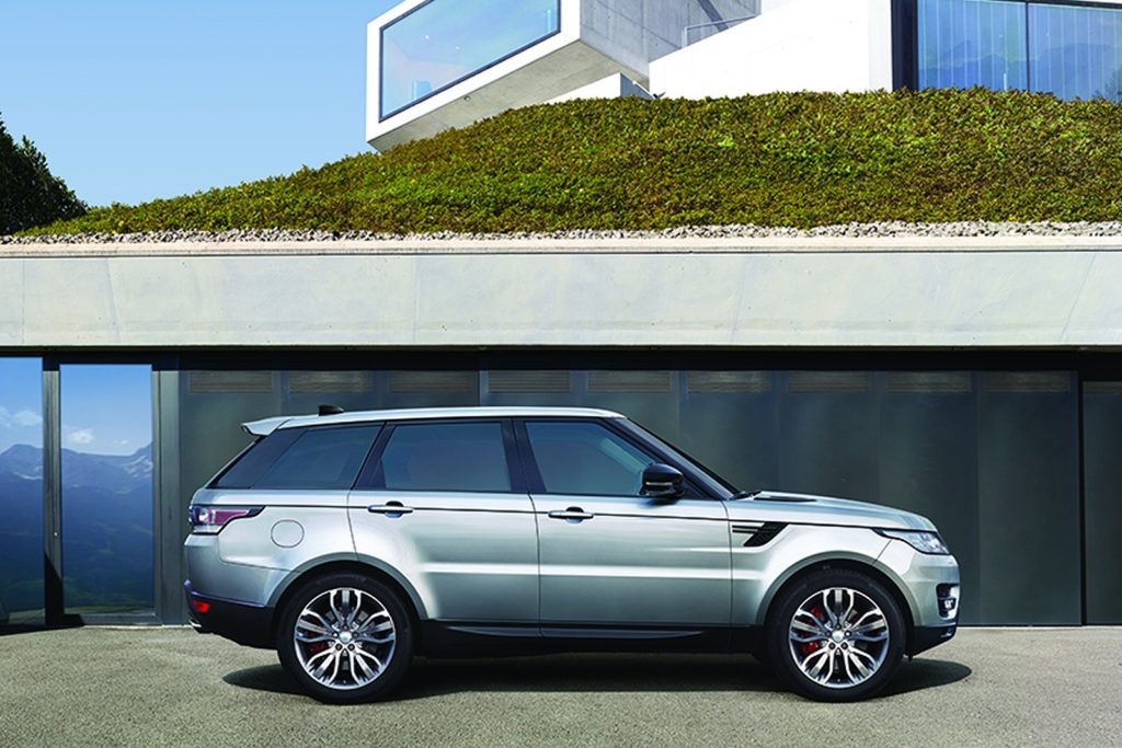 range rover sport side view