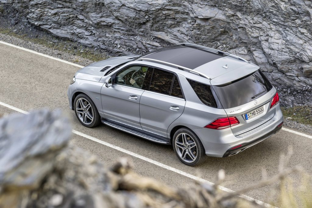 Mercedes GLE Top View