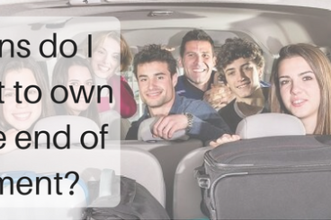 What options do I have if I want to own my car at the end of the agreement?