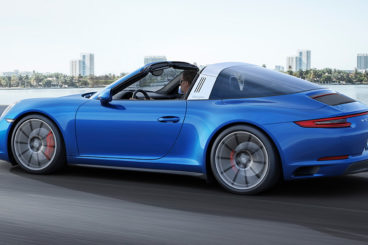 Porsche targa side view