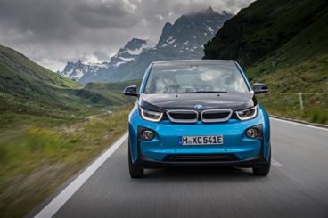 2017 Blue BMW i3 Hatchback Front