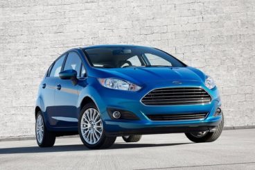 Ford Fiesta Hatchback in blue - best car for new drivers