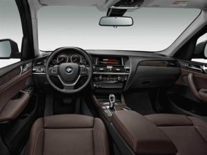 BMW X3 Diesel SUV brown leather interior