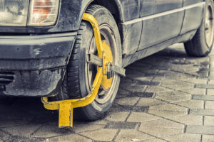 parking ticket on a lease car