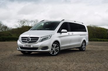 Mercedes V class in silver