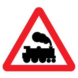 Level Crossing Without Barrier or Gate Ahead