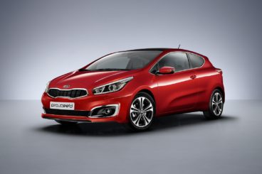 kia pro ceed in red