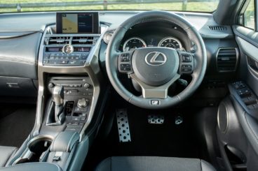 interior of the lexus nx estate