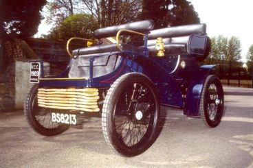 The Original Vauxhall car in blue
