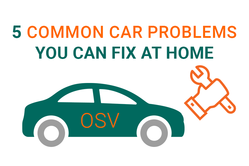 5 most common car problems you can fix at home