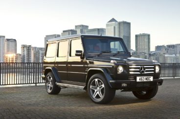 Black Mercedes G Class AMG Station Wagon