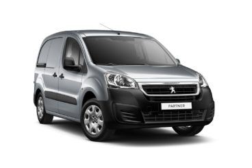 Silver Peugeot Partner Van