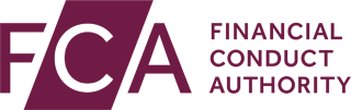 The FCA - financial conduct authority logo on a white background