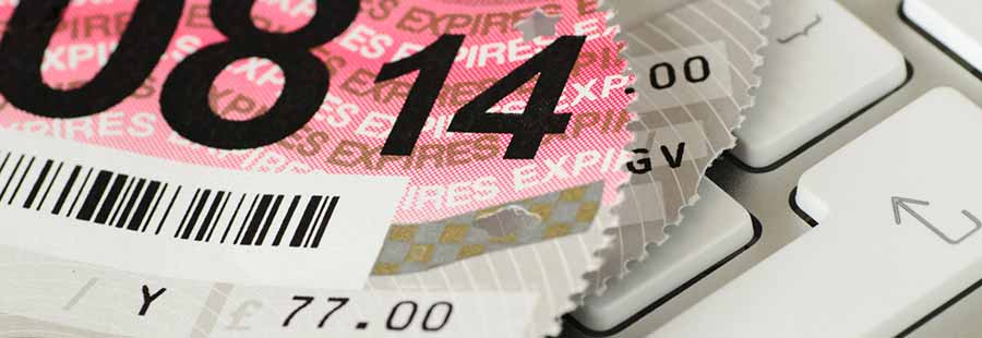 Vehicle excise duty - road tax badge