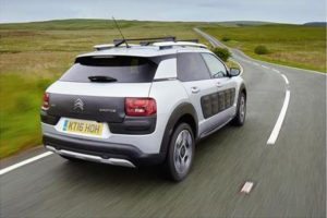 Silver Citroen C4 Cactus