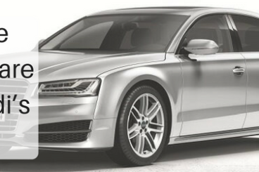 Audi Lease Deals- What are the Best Audi’s to Lease title with silver Audi A8 Saloon in the background