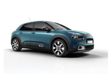 the new citroen c4 catcus isolated on a white background