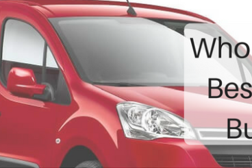 Who Makes the Best Vans for Business title with red Citroen Berlingo in the background