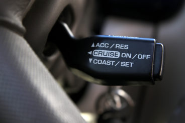 cruise control indicator on a car