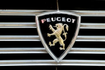 Vintage Peugeot grill badge