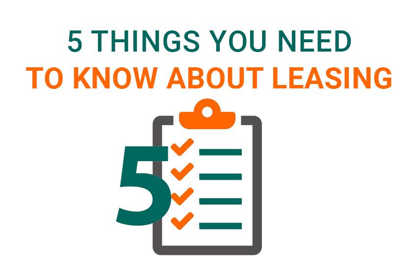 5 things you should know when leasing a vehicle