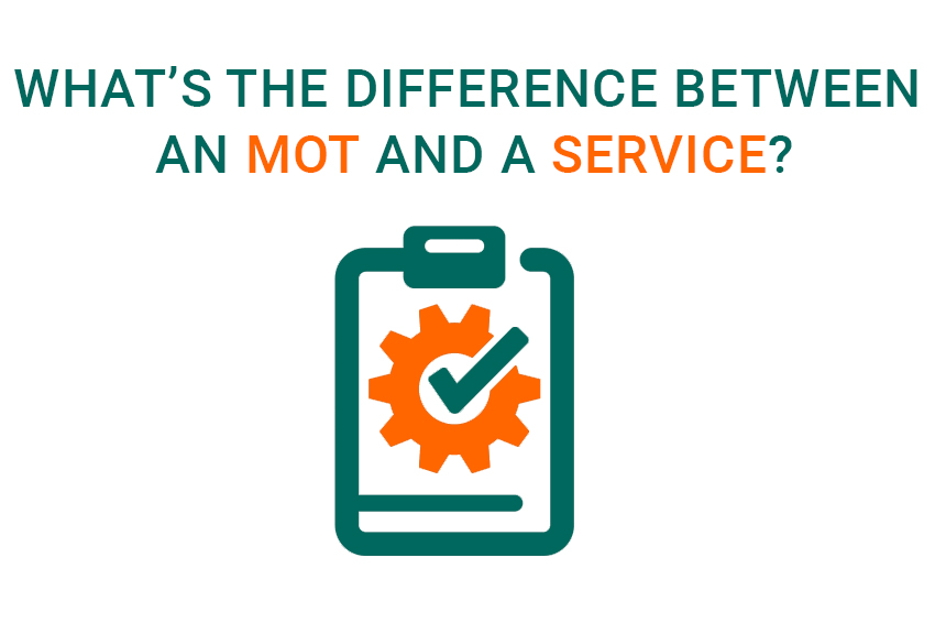 Wha's the difference between an MOT and a service?