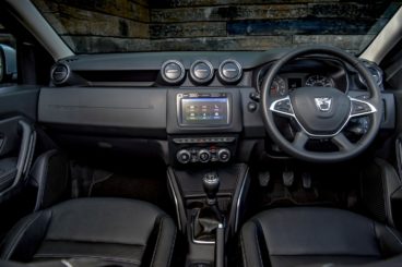 Interior view of the Dacia DusterEstate