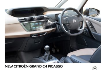 Interior view of the Citroen Grand C4 Picasso Estate